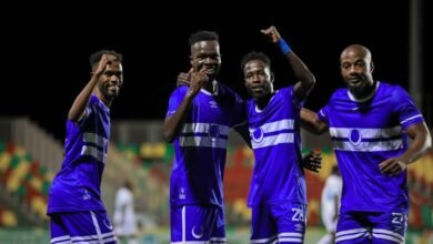 فرحة لاعبي الهلال بهدف بوغبا