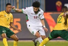 المنتخب المغربي وجنوب افريقيا
